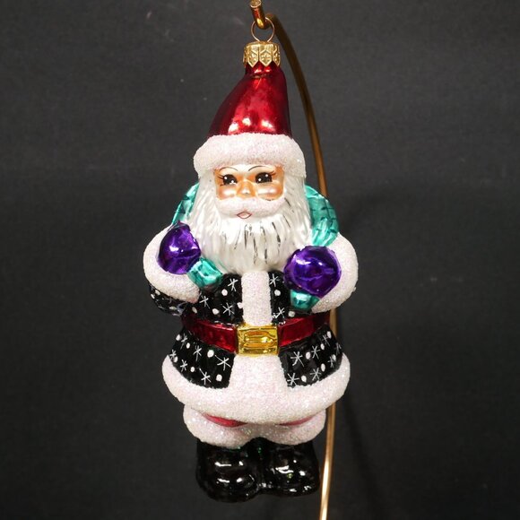 Christopher Radko "Glasgow Santa" Glass Ornament - Picture 5 of 5
